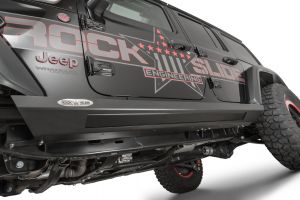 Rock Slide Engineering Gen III Step Slider Skid Plate for 18+ Jeep Wrangler JL Unlimited 4-Door AX-SP-300-JL4