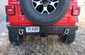 Rock Hard 4X4 Patriot Series Aluminum Rear Bumper for 18-25 Jeep Wrangler JL RH-90340