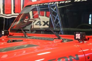 Rock Hard 4X4 A-Pillar Windshield Light Mounts for 18-24 Jeep Wrangler JL & Gladiator JT RH-90601