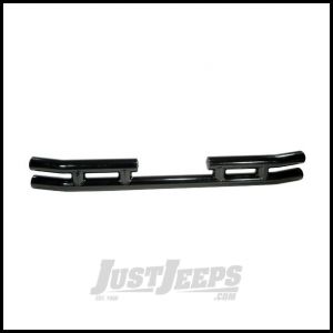 Rampage Rear Double Tube Bumper in Textured Black For 07-18 Jeep Wrangler JK 2 Door & Unlimited 4 Door 88648