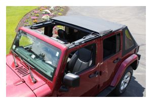 RT Off-Road Steel Black Bowless Soft Top for 07-17 Jeep Wrangler,2018 Jeep Wrangler JK RT10835T