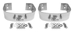 RT Off-Road Stainless Stainless Bumperette Kit for 76-83 Jeep CJ5,76-86 Jeep CJ7,81-85 Jeep Scrambler,87-95 Jeep Wrangler RT20020