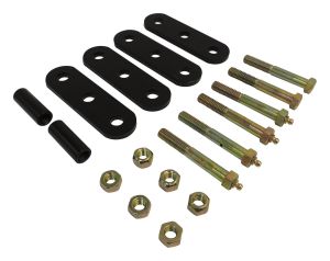 RT Off-Road Metal Black Hd Shackle Kit for selected Jeep models RT21021