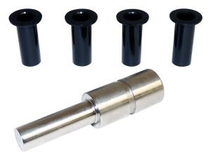 RT Off-Road Delrin Black Door Hinge Bushing Kit for 76-83 Jeep CJ5,76-86 Jeep CJ7,81-85 Jeep Scrambler,87-06 Jeep Wrangler,97-06 Jeep TJ RT25008