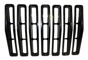 RT Off-Road Plastic Black Grille Insert Set for 87-95 Jeep Wrangler RT26031