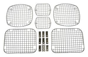 RT Off-Road Metal Chrome Stone Guard Set for 87-95 Jeep Wrangler RT26032