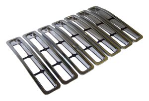 RT Off-Road Plastic Chrome Grille Insert Set for 98-06 Jeep Wrangler,97-06 Jeep TJ RT26042