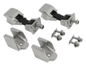 RT Off-Road Stainless Stainless Hood Catch Kit for 98-06 Jeep Wrangler,97-06 Jeep TJ RT26044