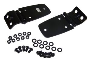 RT Off-Road Metal Black Hood Hinge Set for 98-06 Jeep Wrangler,97-06 Jeep TJ RT26045