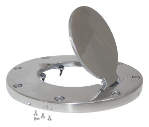 RT Off-Road Aluminum Polished Fuel Door for 07-17 Jeep Wrangler,2018 Jeep Wrangler JK RT26051