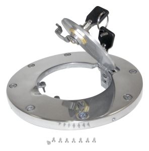 RT Off-Road Aluminum Polished Fuel Door for 07-17 Jeep Wrangler,2018 Jeep Wrangler JK RT26052