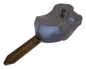 RT Off-Road Metal Gray Rock Key Blank for 99-01 Jeep Cherokee,99-07 Jeep Grand Cherokee,02-12 Jeep Liberty,98-17 Jeep Wrangler,06-07 Jeep Commander,07-16 Jeep Compass,07-16 Jeep Patriot,98-06 Jeep TJ,2018 Jeep Wrangler JK RT27011