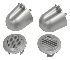 RT Off-Road Plastic Brushed Tweeter Covers for 07-10 Jeep Wrangler RT27042