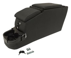 RT Off-Road Rubber Black Locking Center Console for 76-86 Jeep CJ7,87-95 Jeep Wrangler RT27047