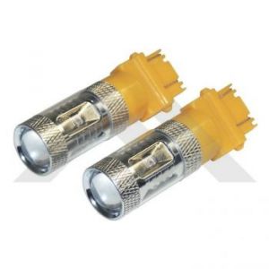 Crown Automotive 3157 Amber LED Bulb Kit (Front & Turn Signal) RT28065