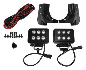 RT Off-Road Plastic Black LED Block Lamp Kit for 98-06 Jeep Wrangler,97-06 Jeep TJ RT28073