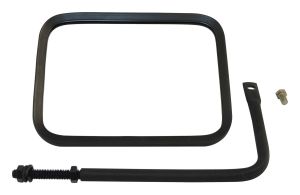 RT Off-Road Plastic Black Trail Mirror for 76-83 Jeep CJ5,76-86 Jeep CJ7,81-85 Jeep Scrambler,87-20 Jeep Wrangler,97-06 Jeep TJ,2018 Jeep Wrangler JK,2020 Jeep Gladiator RT30004