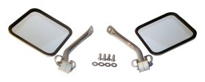 RT Off-Road Stainless Stainless Mirror Kit for 98-06 Jeep Wrangler,97-06 Jeep TJ RT30011