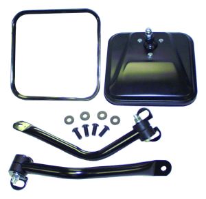 RT Off-Road Metal Black Mirror Kit for 98-06 Jeep Wrangler,97-06 Jeep TJ RT30012