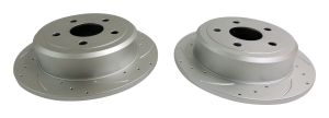 RT Off-Road Steel Unpainted Brake Rotor Set for 07-17 Jeep Wrangler,2018 Jeep Wrangler JK RT31026
