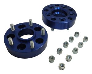 RT Off-Road Aluminum Blue Wheel Adapter Set for 84-01 Jeep Cherokee,86-92 Jeep Comanche,93-98 Jeep Grand Cherokee,02-12 Jeep Liberty,87-06 Jeep Wrangler,97-06 Jeep TJ RT32001