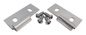 RT Off-Road Stainless Stainless Door Hinge Bracket Set for 97-06 Jeep TJ,59-83 Jeep CJ5,59-75 Jeep CJ6,76-86 Jeep CJ7,81-85 Jeep Scrambler,87-06 Jeep Wrangler,55-58 Jeep Willys RT34007