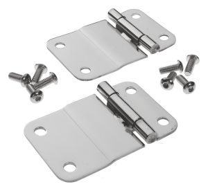 RT Off-Road Stainless Stainless Tailgate Hinge Set for 76-86 Jeep CJ7,81-85 Jeep Scrambler RT34035