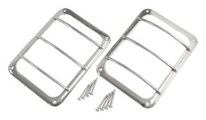RT Off-Road Stainless Stainless Tail Light Guard Set for 07-17 Jeep Wrangler,2018 Jeep Wrangler JK RT34081