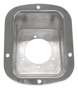 RT Off-Road Stainless Stainless Fuel Filler Bezel for 78-83 Jeep CJ5,78-86 Jeep CJ7,81-85 Jeep Scrambler,87-95 Jeep Wrangler RT34089