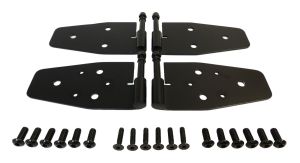 RT Off-Road Stainless Black Door Hinge Set for 87-06 Jeep Wrangler,97-06 Jeep TJ RT34094