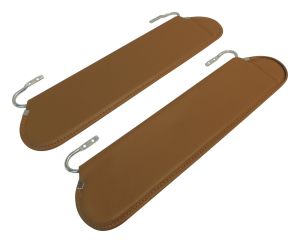 RT Off-Road Fabric Spice Sun Visor Set for 59-83 Jeep CJ5,59-75 Jeep CJ6,76-86 Jeep CJ7,81-85 Jeep Scrambler,55-58 Jeep Willys RT54003
