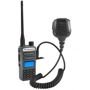 Rugged GMR2 PLUS GMRS and FRS Two Way Handheld Radio with Hand Mic GMR2-G