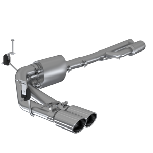 MBRP Exhaust 3" Cat Back Pre-Axle Dual Side Exit T304 for selected Chevrolet, GMC models S5092304
