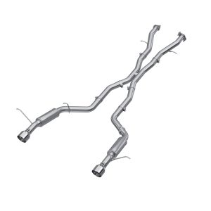 MBRP Aluminized Steel 3" Cat Back Dual Rear with Tips for selected Dodge models S5105AL