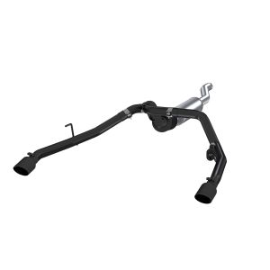 MBRP Exhaust 2.5" Cat Back Dual Rear Exit Black Coated for selected Jeep models S5538BLK
