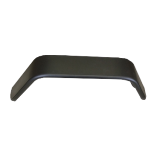 Warrior Products Rear Tube Flares (Black Smooth Finish) For 2007-18 Jeep Wrangler JK Unlimited 4 Door Models S7313