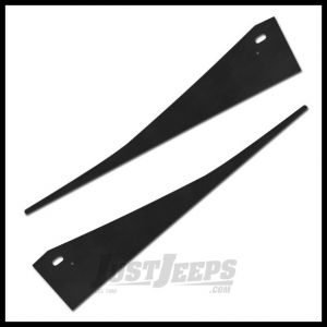 Warrior Products Front Fender Covers (12-Guage) In Black Finish  For 1998-06 Jeep Wrangler TJ Models S91601