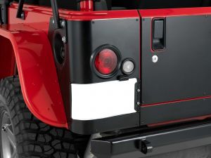 Warrior Products TJ Rear LED Corners (Black Steel) For 1997-06 Jeep Wrangler TJ Models S917A