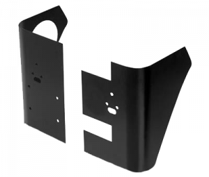 Warrior Products Rear Corners (Black Steel) W/Bushwacker Flares For 1997-06 Jeep Wrangler TJ Models S916AX