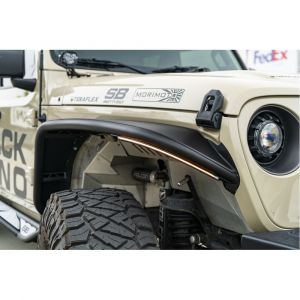 Smittybilt Front Flat Fenders for 18+ Jeep Wrangler JL, JLU & 20+ Gladiator JT 77852