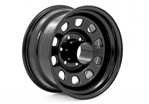 Rough Country Steel Wheel Black 17x9 5x5 Offset -12 RC51-7873