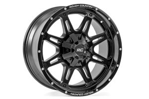 Rough Country Rough Country 94 Series Wheel One-Piece Matte Black 20x10 6x5.5/6x135 -18mm For 2021-2023 Ford Bronco 2 and 4 Doors 94201012