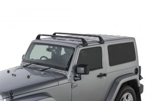 Rhino-Rack Gutter-Mount Vortex 2-Bar Roof Rack For 2007-18+ Jeep Wrangler JK & JL 2 Door Models SG60