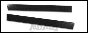 Warrior Products Sideplates without Lip No Cut-Out For 1997-06 Jeep Wrangler TJ Models (Aluminum Diamond Plate) 909X