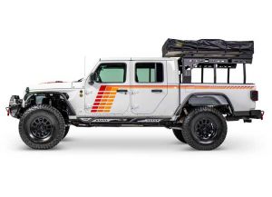 SmittyBilt Apollo Rock Sliders with Steps for 20-25 Jeep Gladiator JT 79734