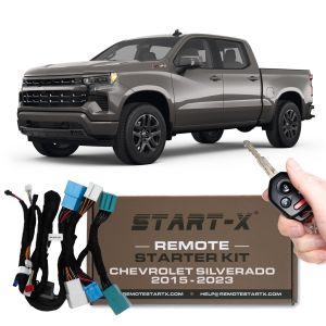 Stinger Off-Road Start-X Plug N Play Remote Starter Kit  / Key Start ba-gm7-fnsku for Chevy Silverado & GMC Sierra 1500/2500/3500 (2015-2023) ba-gm7-fnsku