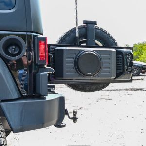 Stinger Off-Road Swing Gate-Mounted 12" Subwoofer Enclosure for 07-25 Jeep Wrangler JL, JK TXJWB12