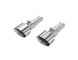 MBRP Exhaust 5in. OD Dual Wall Angle Cut Exhaust Tips Sold in Pairs for selected Ram models T5199