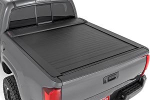 Rough Country Retractable Bed Cover 5' Bed Double Cab For 16-23 Toyota Tacoma 2WD/4WD 46416501