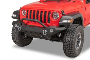 TACTIK HD Front Bumper w/ Hoop for 18+ Jeep Wrangler JL, JLU & 20+ Gladiator JT 12052-0140